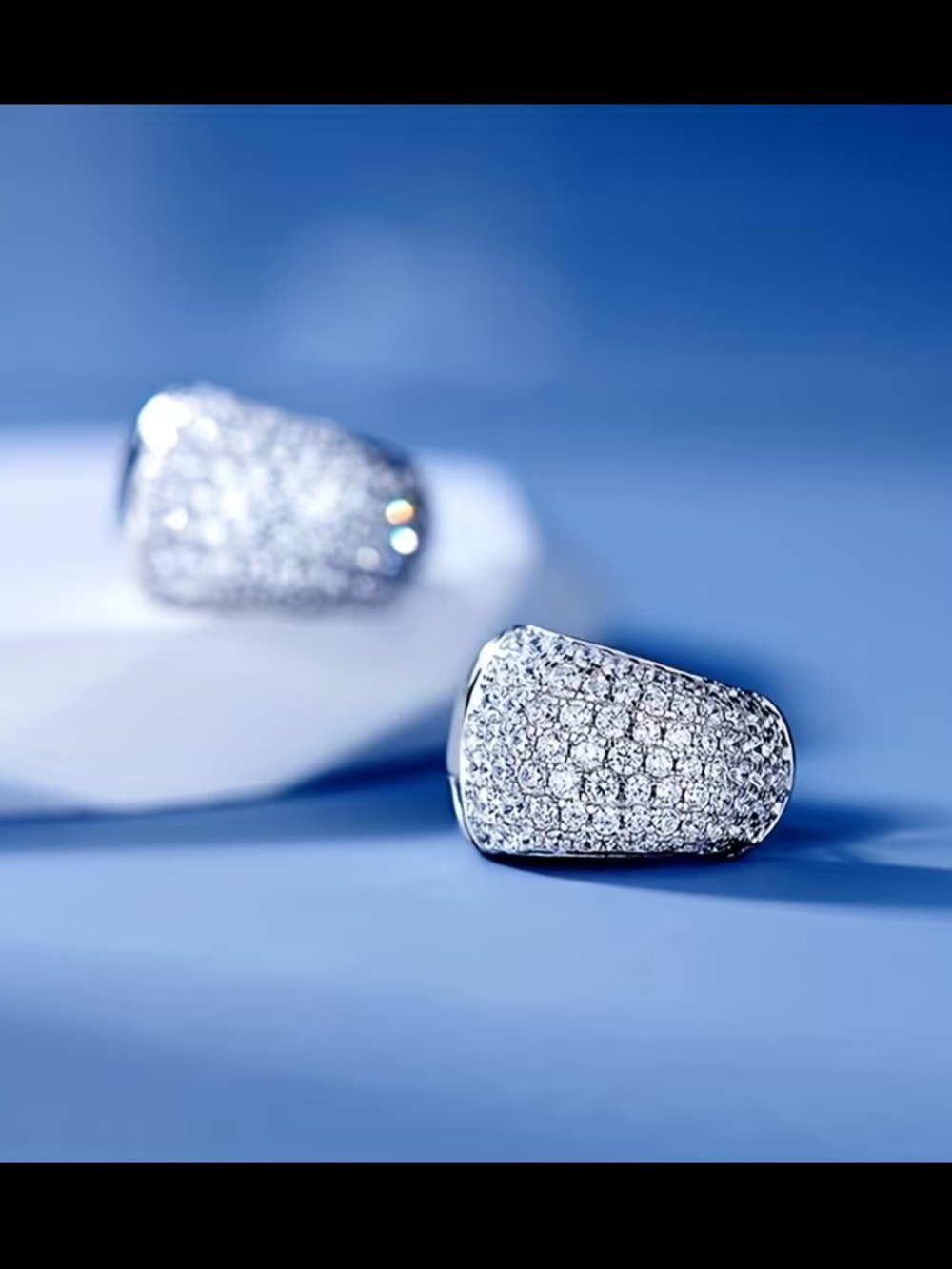 Affordable Fashion Finds Crystal Pavé Dome Studs - Silver